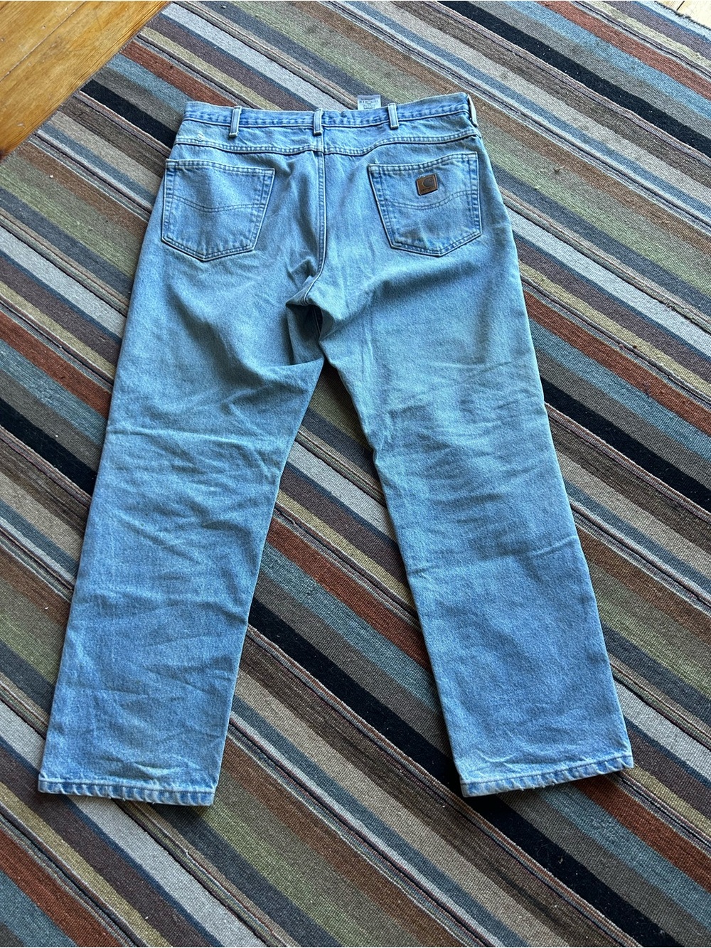 Carhartt Light Blue Relaxed Fit Men's Jeans